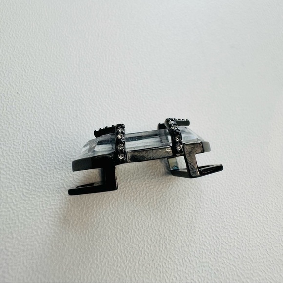 Keep Collective Charm – Black and White Animal Print Crystal Accent - Picture 4 of 4